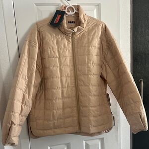 NWT Bass Outdoor Light Tan Quilted Jacket
